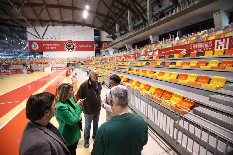 La rehabilitación energética del Palacio de Deportes de Cartagena permitirá un ahorro energético del 30%