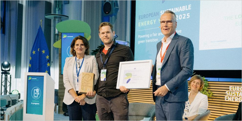 ha ganado el Premio Europeo de Energía Sostenible 2025 en la categoría de Acción Energética Local.