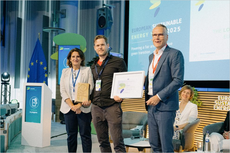 Una iniciativa para dar acceso a energía renovable a inquilinos vulnerables gana los Premios EUSEW 2025
