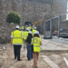 El equipo técnico de Artecoin supervisa las obras de rehabilitación del Parador de Turismo de Oropesa