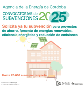 Ayudas para la mejora energética de residencias de mayores y hogares del pensionista de la provincia de Córdoba