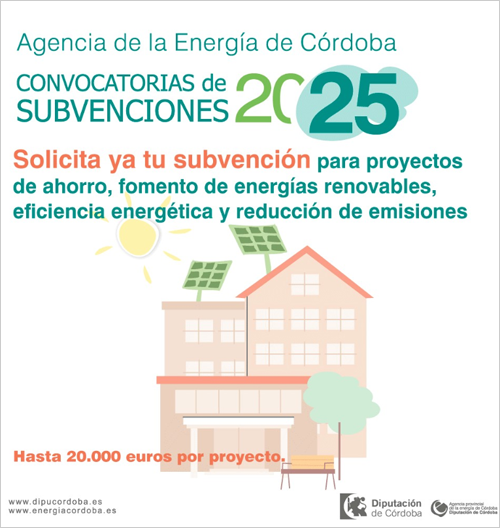 Ayudas para la mejora energética de residencias de mayores y hogares del pensionista de la provincia de Córdoba