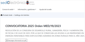 Cantabria convoca ayudas a inversiones en renovables y en mejora energética para edificaciones agrarias