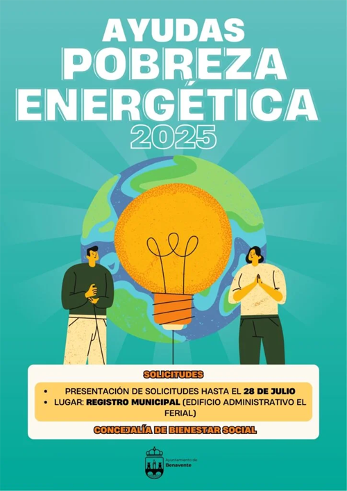 Convocatoria de ayudas para abordar situaciones de pobreza energética en Benavente