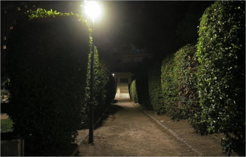 El parque de la ciudad de Tarragona renueva su iluminación con tecnología LED