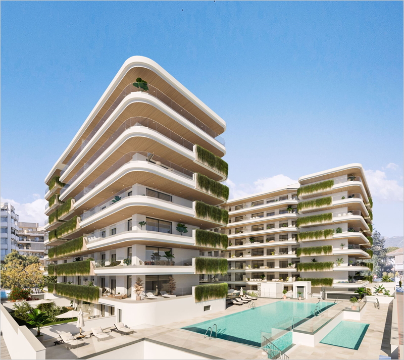 El complejo residencial Jade Tower en Fuengirola incluye soluciones eficientes de Schneider Electric