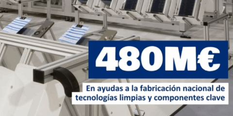 A información pública las ayudas para impulsar la fabricación de tecnologías limpias