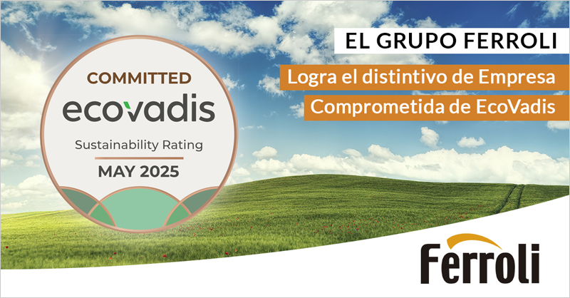 El Grupo Ferroli obtiene el distintivo Empresa Comprometida de EcoVadis por sus esfuerzos en sostenibilidad