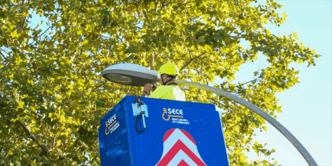 Varios tramos del municipio de Rubí acogen nuevas luminarias más modernas y eficientes