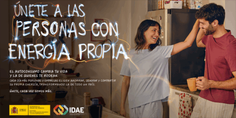 El IDAE presenta una campaña sobre las ventajas del autoconsumo energético renovable