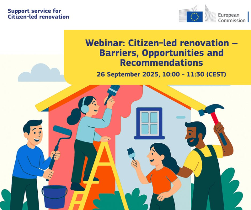 Seminario web sobre las barreras y oportunidades de la iniciativa Citizen-Led Renovation