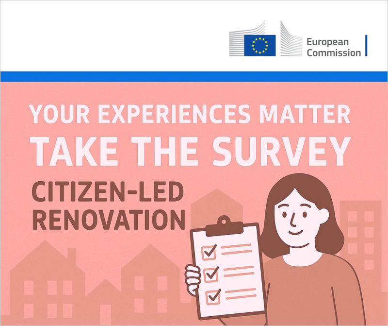 Abierta una encuesta europea sobre las barreras y el alcance de la rehabilitación energética ciudadana