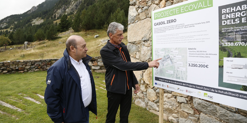 Finaliza la instalación de geotermia en Vall de Núria como parte del proyecto Ecovall