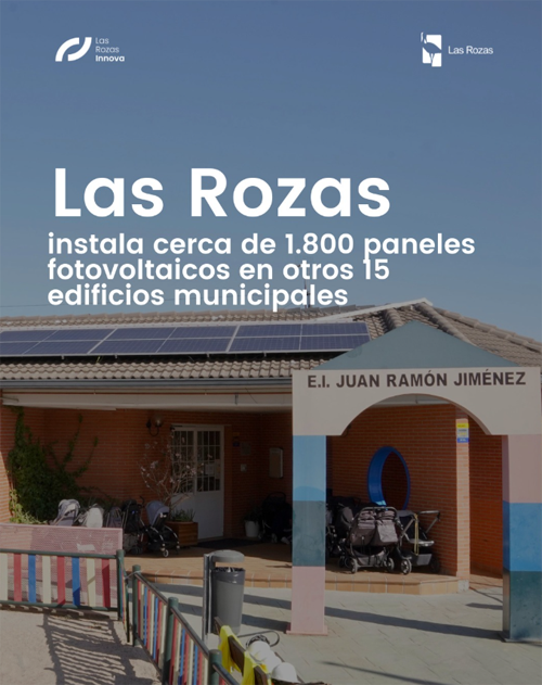 Avanza la segunda fase del Plan de Eficiencia Energética de Las Rozas con la instalación de paneles fotovoltaicos