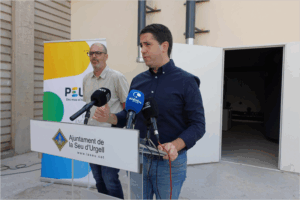 Concluyen las obras de la red de calor con caldera de biomasa en la zona deportiva de la Seu d'Urgell