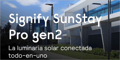 SunStay Pro gen2 y SunStay Pro gen2 mini, primeras luminarias solares bajo la marca Signify
