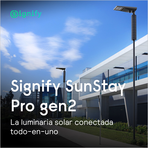 SunStay Pro gen2 y SunStay Pro gen2 mini, primeras luminarias solares bajo la marca Signify