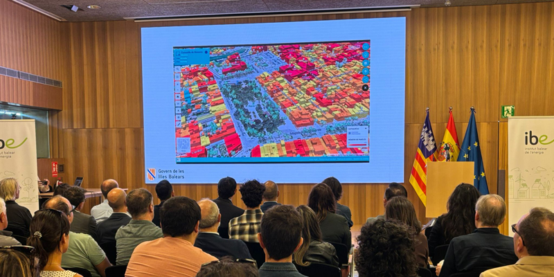 El Atlas Fotovoltaico de las Islas Baleares permite conocer el potencial solar de las cubiertas