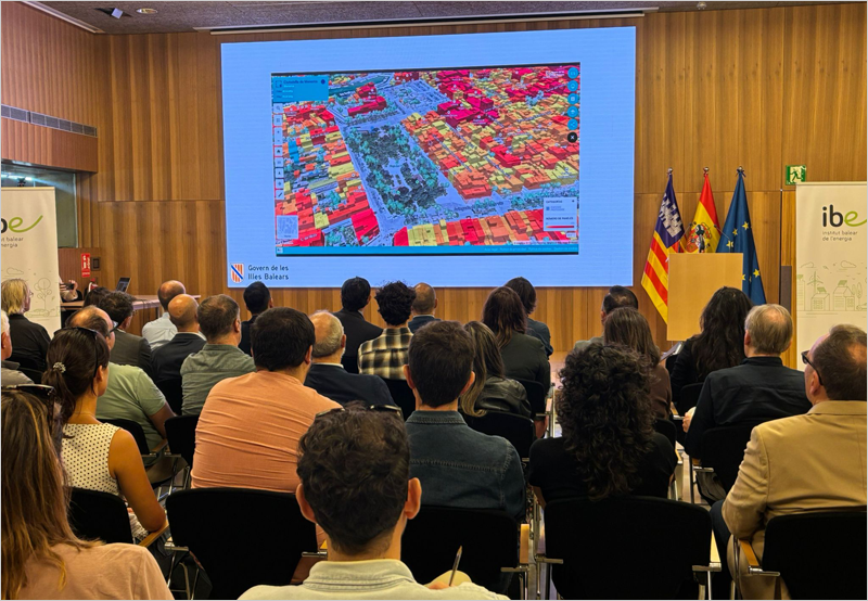 El Atlas Fotovoltaico de las Islas Baleares permite conocer el potencial solar de las cubiertas