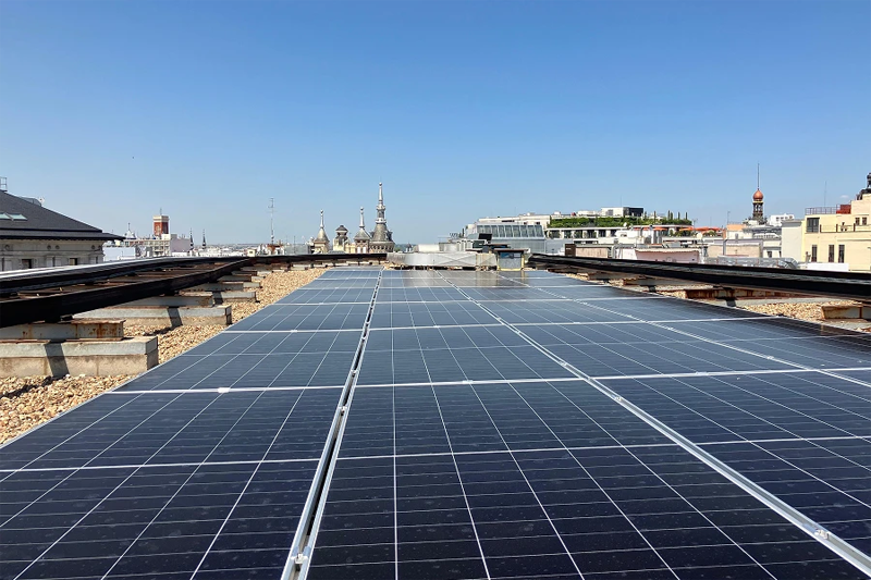 Un proyecto fotovoltaico en el Congreso de los Diputados permitirá un autoconsumo anual de 90 MWh