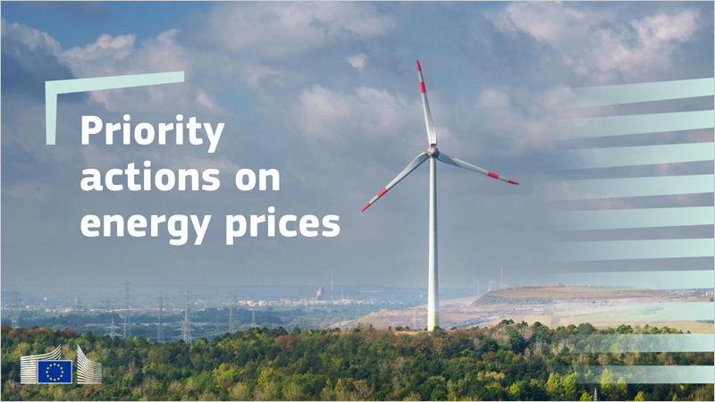 La Comisión Europea anuncia siete acciones específicas para reducir los precios de la energía