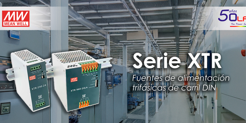 Mayor ahorro energético con la serie XTR de fuentes de alimentación trifásicas distribuida por Electrónica OLFER