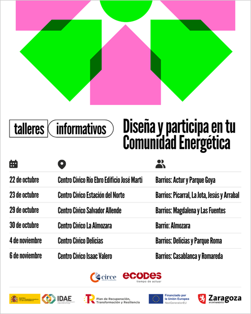 Zaragoza lanza una campaña para dar a conocer los servicios de su Oficina de Transformación Comunitaria