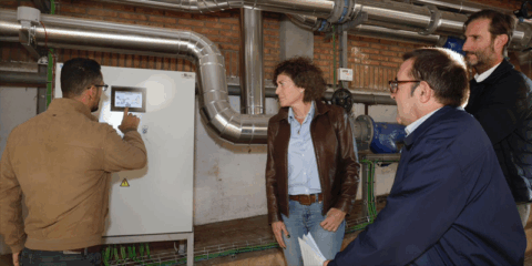 La red de calor sostenible de Valladolid conecta el primer edificio municipal