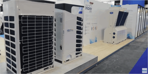 Gama Industrial de Haier Climatización y Confort en la Feria C&R