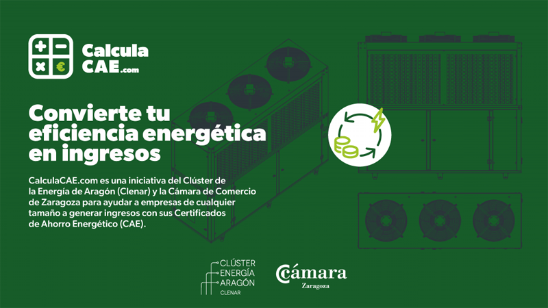 CalculaCAE.com, nuevo servicio aragonés de gestión y tramitación de Certificados de Ahorro Energético