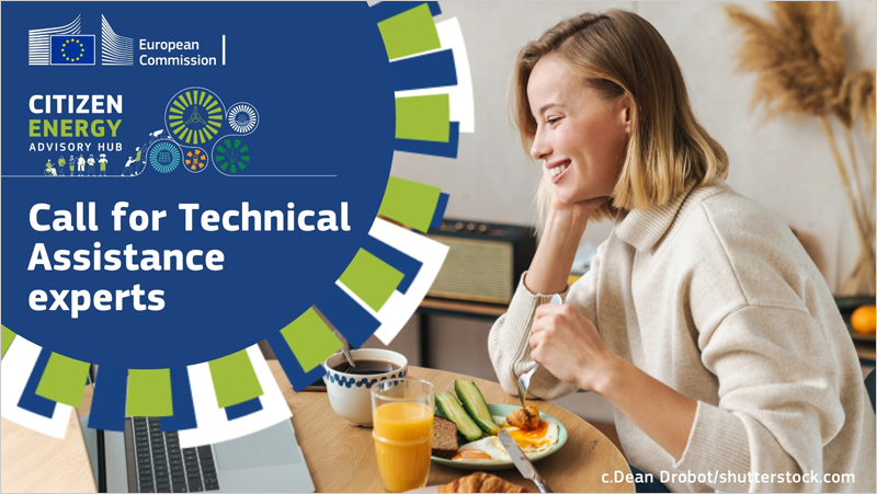 El Centro de Asesoramiento Ciudadano sobre Energía de la UE busca expertos para apoyar proyectos locales de energía