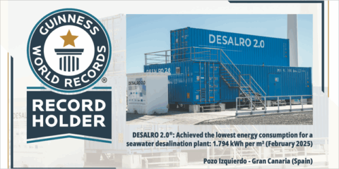 El sistema Desalro 2.0 del ITC logra el menor consumo energético registrado en una planta desaladora