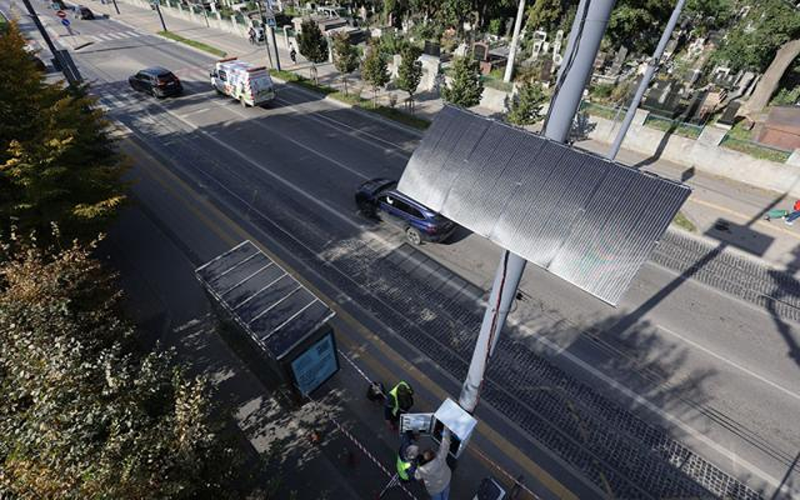 Los semáforos de la ciudad de Leópolis funcionan durante los apagones gracias a Schréder Together Fund