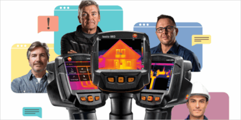 Las aplicaciones e interpretación de la tecnología termográfica se abordan en un webinar de Testo
