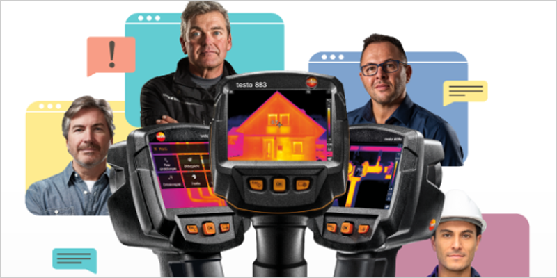 Las aplicaciones e interpretación de la tecnología termográfica se abordan en un webinar de Testo