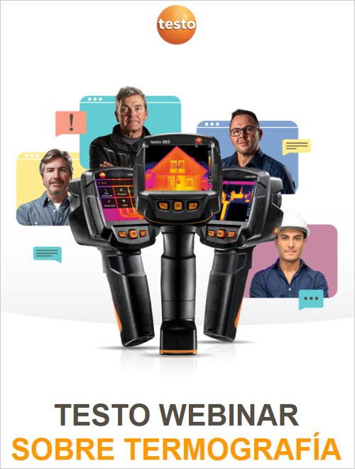 Las aplicaciones e interpretación de la tecnología termográfica se abordan en un webinar de Testo