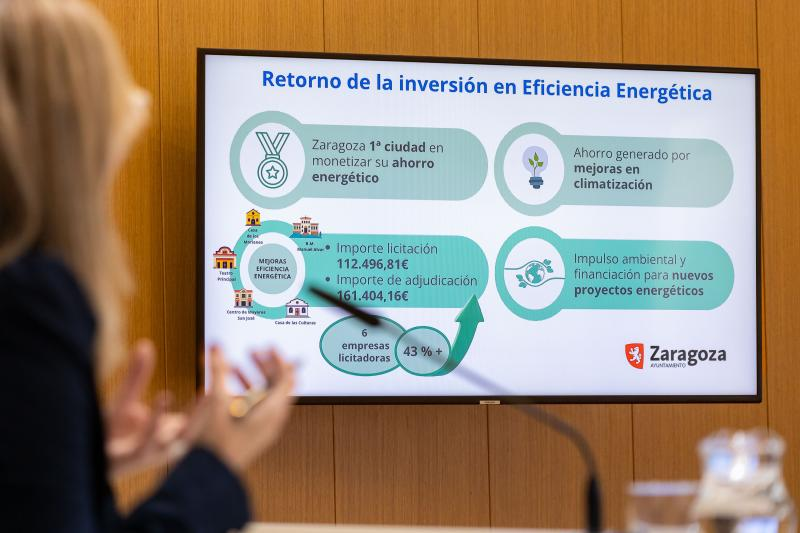 Adjudicado el contrato para subastar el ahorro energético por actuaciones en edificios de Zaragoza