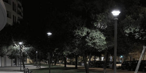 Concluye la renovación de luminarias por tecnología LED en la barriada de Pescadería de Huelva