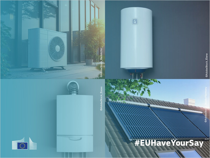 La CE solicita comentarios sobre la normativa de ecodiseño y etiquetado energético de calefacción y agua caliente