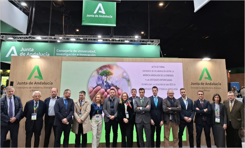 Impulso del autoconsumo colectivo industrial en Andalucía con la firma de 14 convenios de colaboración
