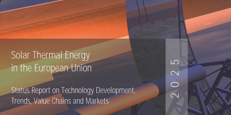 La UE representó el 7,5% de la capacidad instalada de tecnologías solares térmicas en 2024
