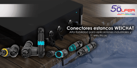 Los conectores estancos Weichat de Electrónica OLFER ofrecen fiabilidad en instalaciones de iluminación