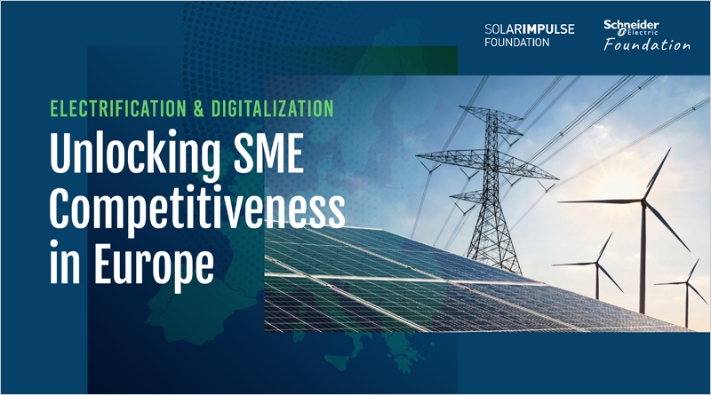 Schneider Electric subraya el potencial de las pymes europeas para acelerar la electrificación y digitalización