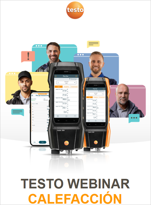 Las mediciones en el mercado de calefacción se abordarán en un webinar de Testo 