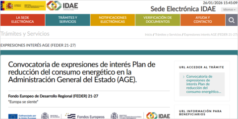 Un total de 173 proyectos de la AGE recibirán 586 millones de euros para mejorar la eficiencia energética
