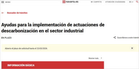 Ayudas para medidas de transición energética en comunidades energéticas y empresas de Navarra
