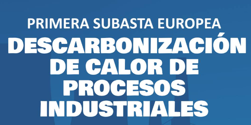Audiencia pública sobre las ayudas de la primera subasta europea del Banco de Descarbonización Industrial