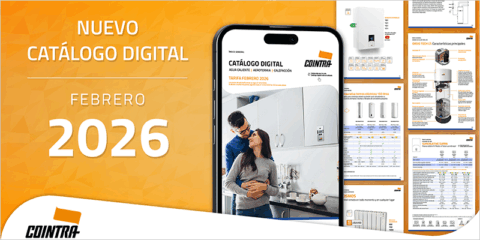 El catálogo digital 2026 de Cointra incluye soluciones para calefacción y agua caliente sanitaria