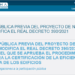 Consulta pública para modificar el procedimiento para la certificación energética de los edificios