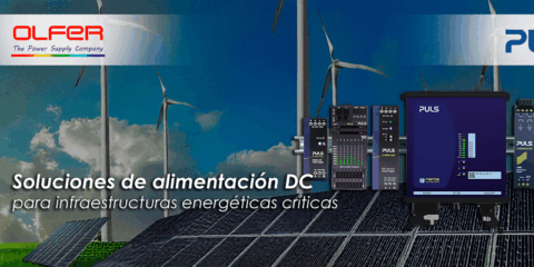 Electrónica OLFER distribuye soluciones de alimentación DC para garantizar el suministro eléctrico